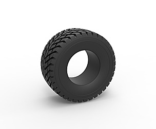 Offroad tire 48 Scale 1:25