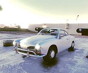 Volkswagen Karmann Ghia with Engine Sounds