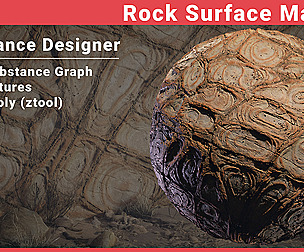 Rocky Surface Material - Substance Designer
