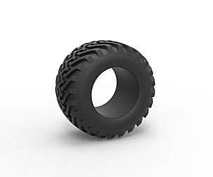 Offroad tire 49 Scale 1:25