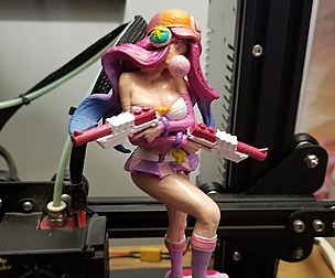 FREE MISS FORTUNE ARCADE LOL STL FILES 3D PRINT
