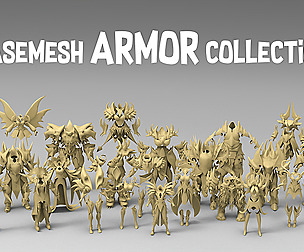 25 basemesh armor collection 4