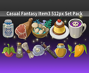 Casual Fantasy Item3 512px Set Pack