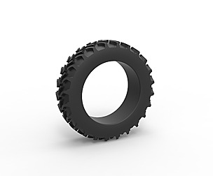 Tractor tire 5 Scale 1:25