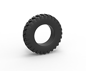 Tractor tire 7 Scale 1:25