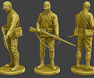 Japanese soldier ww2 Stand J2