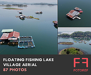 87 photos of Floating Fishing Lake Village Aerial