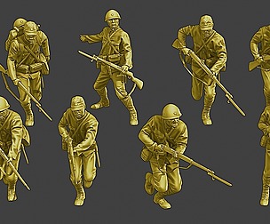 Japanese soldiers ww2 J2 Pack1