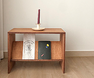 LOM ROM Magazine Rack Table