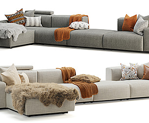 Vitra Soft Modular Sofa Four-Seater