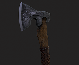 Valknut Viking Axe