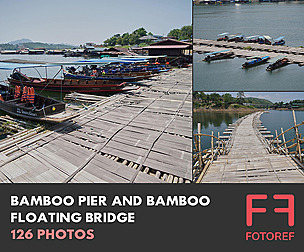 Bamboo Pier and Bamboo Floating Bridge