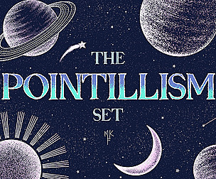 The Pointillism Procreate Brush Set + 🎥  Tutorial