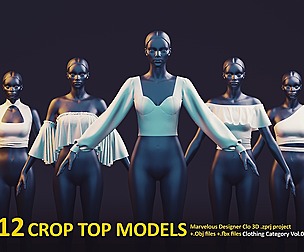 12 CROP TOP FOR FEMALE