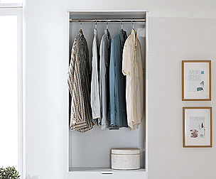 Short Wardrobe 3 Drawer Chest