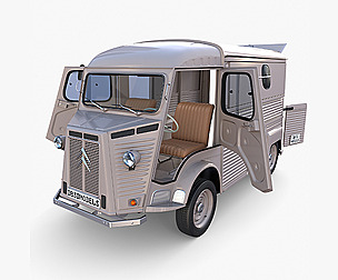 Citroen HY Gray with interior