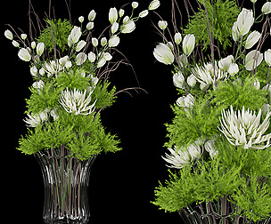 Collection plant vol 84 - flower - ble - 3ds - c4d