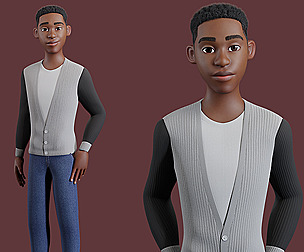 Stylized Rigged