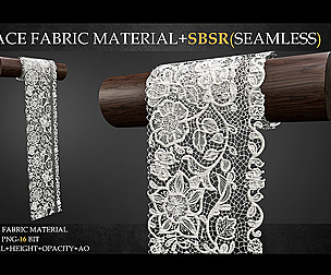 40 LACE FABRIC MATERIAL+SBSR(SEAMLESS)-VOL 1