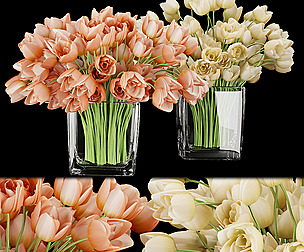 Collection plant vol 114 - rose - ble - 3ds - c4d