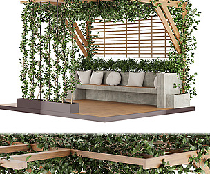 Collection plant vol 205 - ivy - ble - 3ds - c4d