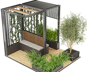 Collection plant vol 208 - leaf  - ble - 3ds - c4d