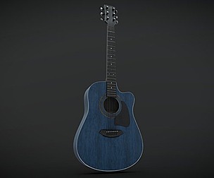 Acoustic Guitar Ellie Blue