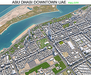 Abu Dhabi Downtown UAE 18km