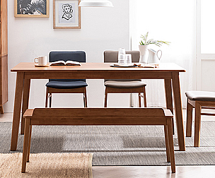 solid wood dining table set