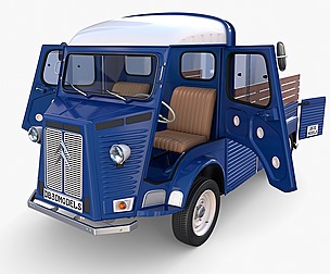 Citroen HY Pick Up with interior v2