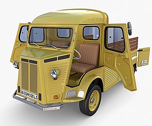 Generic 40s Van Pick Up with interior v2