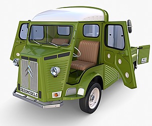 Citroen HY Pick Up with interior v3