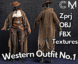 Western No.1 : Marvelous Designer + Clo3d