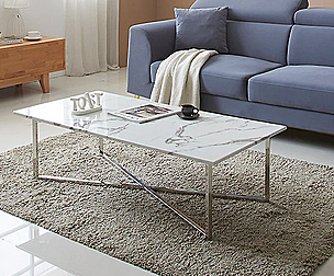Rotique Marble Sofa Table