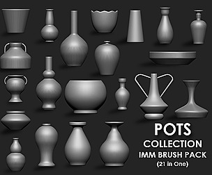 Pots Collection IMM Brush Pack (21 in One)