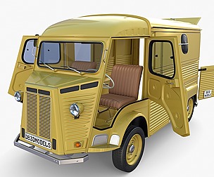 Generic 40s Van with interior