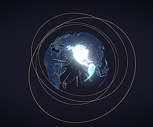 Animated Hologram Planet Earth #2 Sci-Fi 3D Model