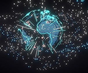 Animated Hologram Planet Earth #3 Sci-Fi 3D Model