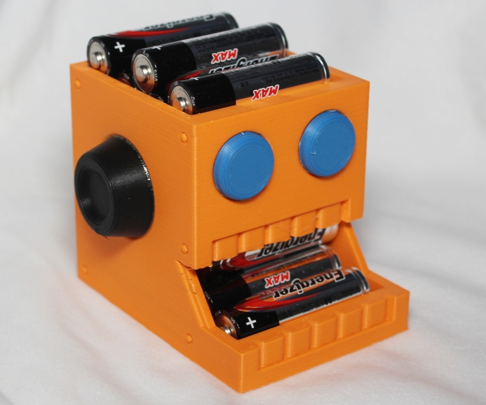 AA Battery Dispenser Robot Head