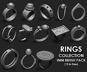 Rings Collection IMM Brush Pack (13 in One)