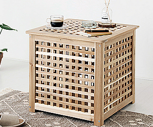 NETUD Wood Storage Table