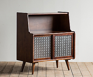 wooden storage cabinet