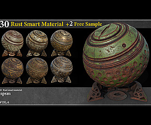 30 Rust Smart Material Vol.4 + 2 free samples