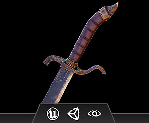 Falchion - Melee Weapon and Textures