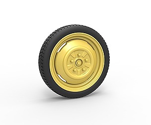 Space saver Spare wheel Scale 1:25
