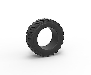 Heavy equipment tire Scale 1:25