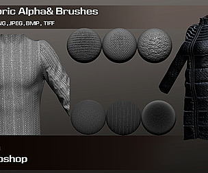 155Fabric Alpha & Brushes