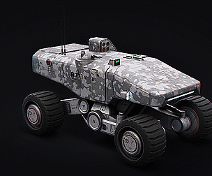 Mars Military Rover Source Files Attached 8K