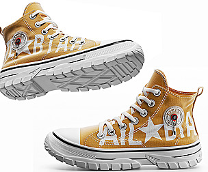 Casual High-top Mustard