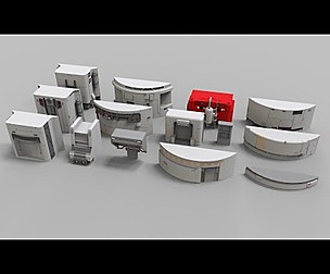 sci-fi Architecture kitbash 38